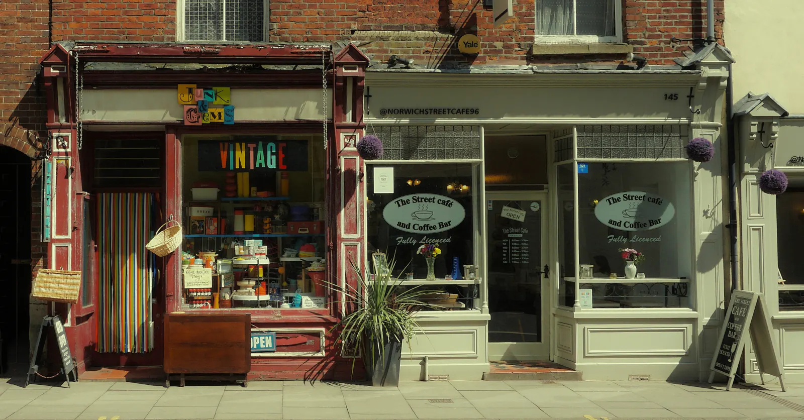 Independent high-street shopfronts